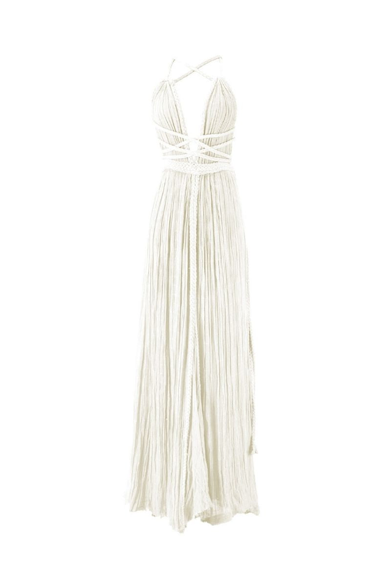 GISELLA MAXI DRESS IN NUDE - CULT MIA