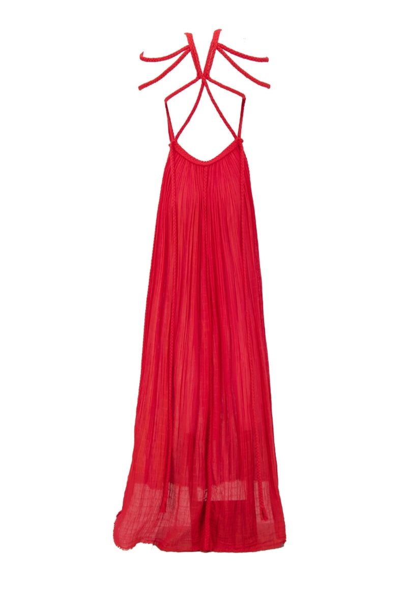 SEVERYNA DRESS IN CHERRY - CULT MIA