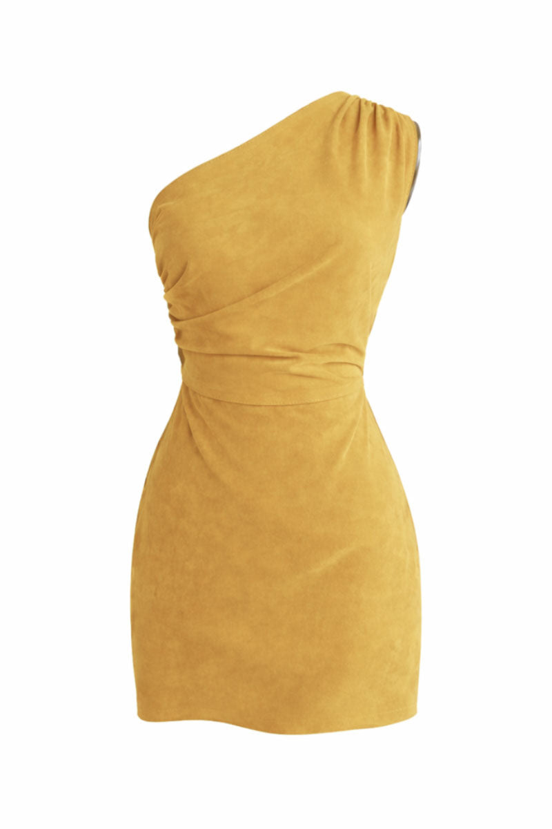 ZUT MATRIARCA MINI DRESS IN MANGO ZUT MATRIARCA MINI DRESS IN MANGO