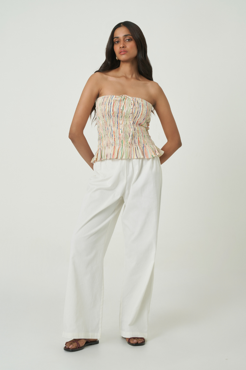 OSLO PANTS IN WHITE - CULT MIA