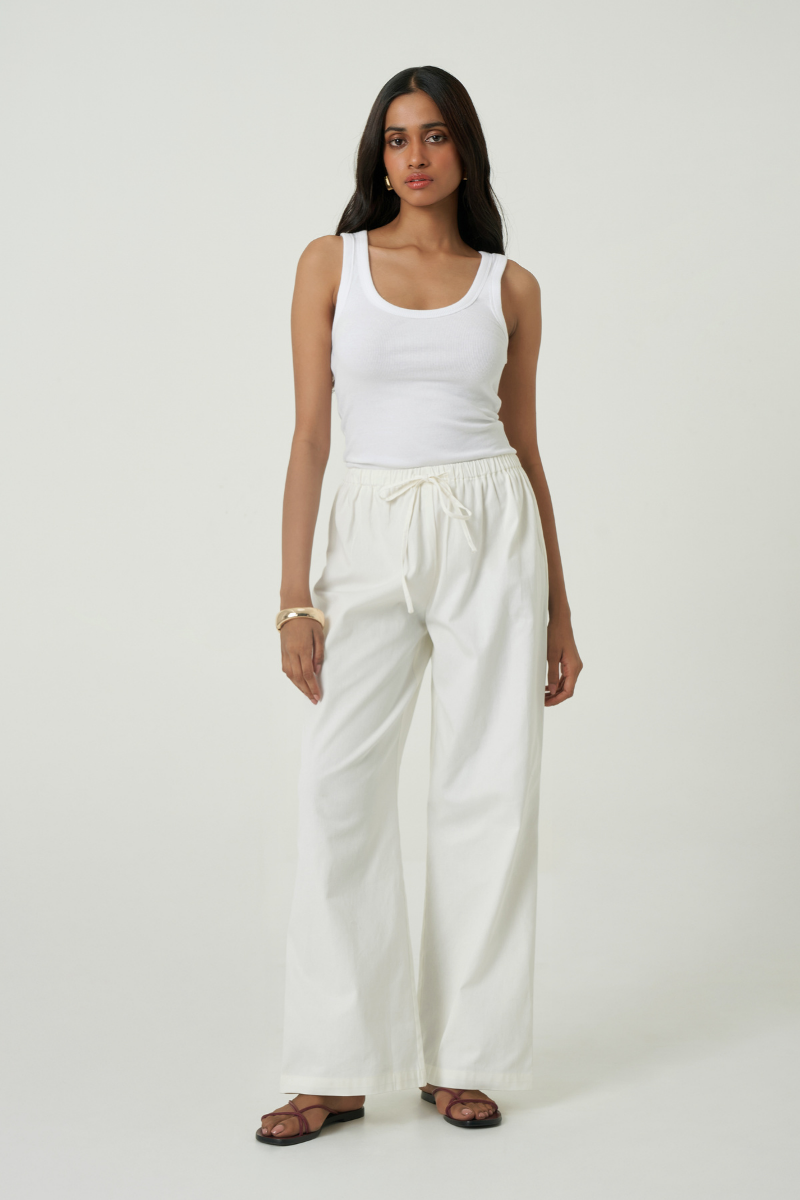 OSLO PANTS IN WHITE - CULT MIA