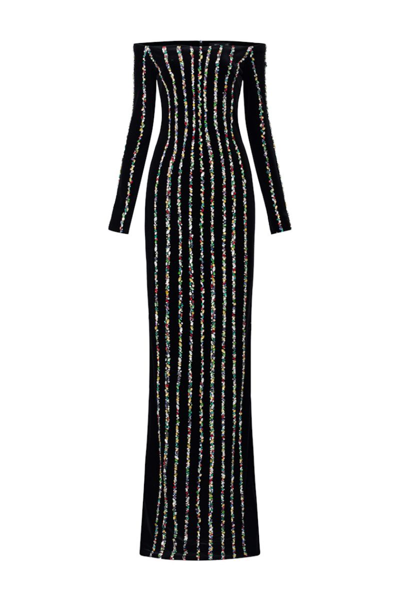 NAILA VELVET BODYCON MAXI DRESS | CULT MIA NAILA VELVET BODYCON MAXI DRESS | CULT MIA