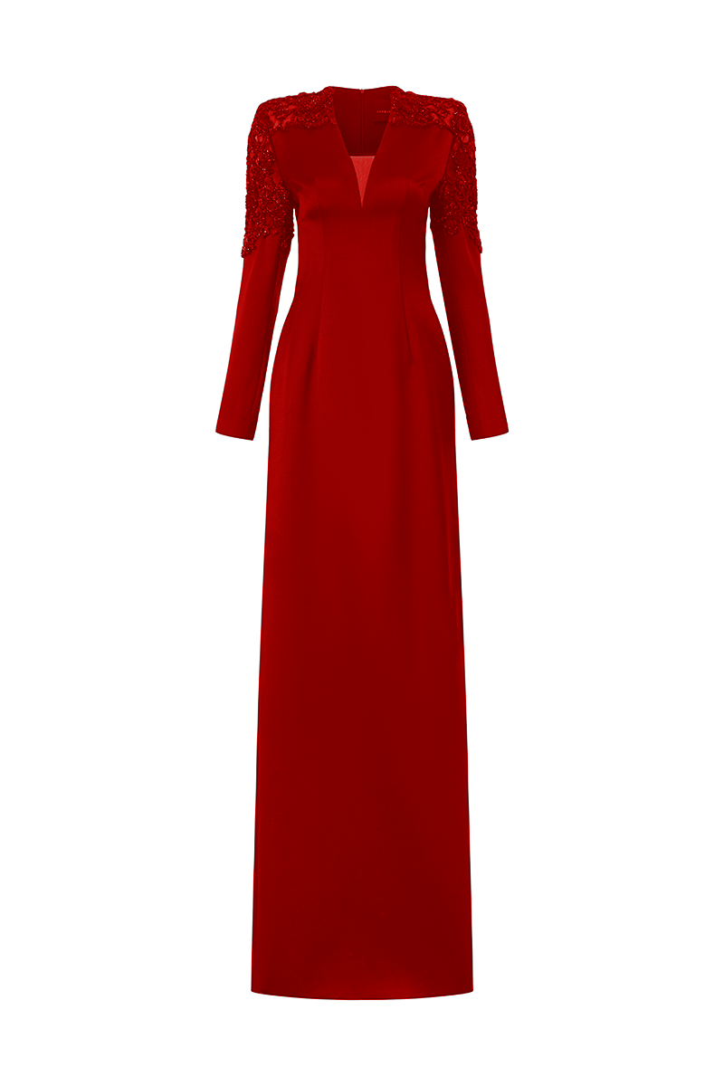 LYCRA TAFFETA GOWN - CULT MIA