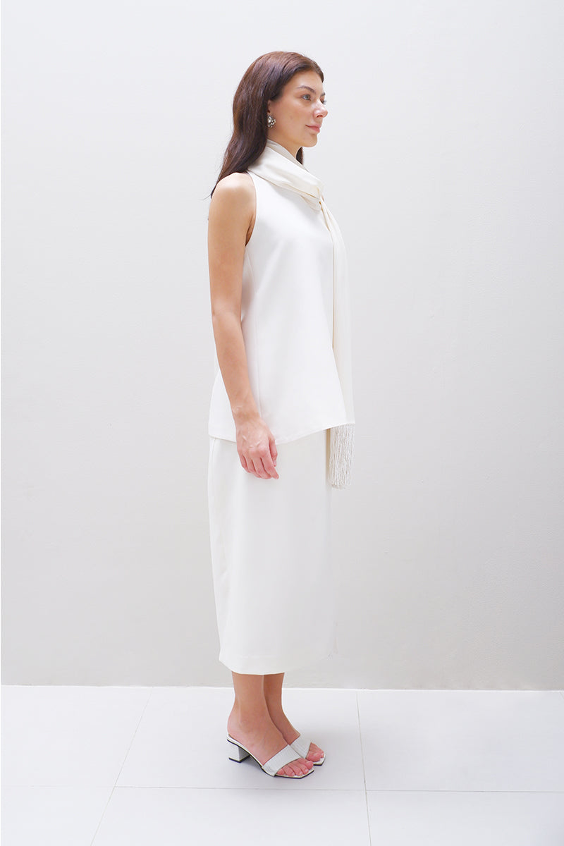 AMARA TOP IN CREAM - CULT MIA