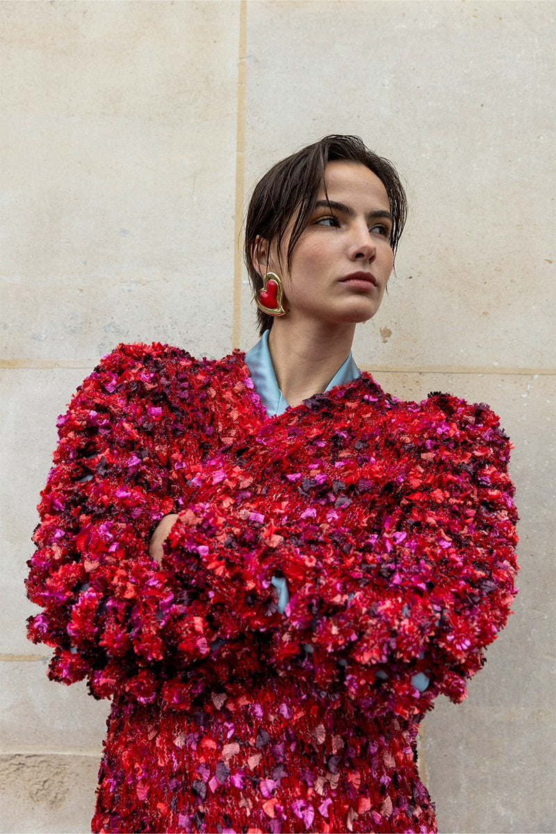 HEARTFELT RED EARRINGS - CULT MIA