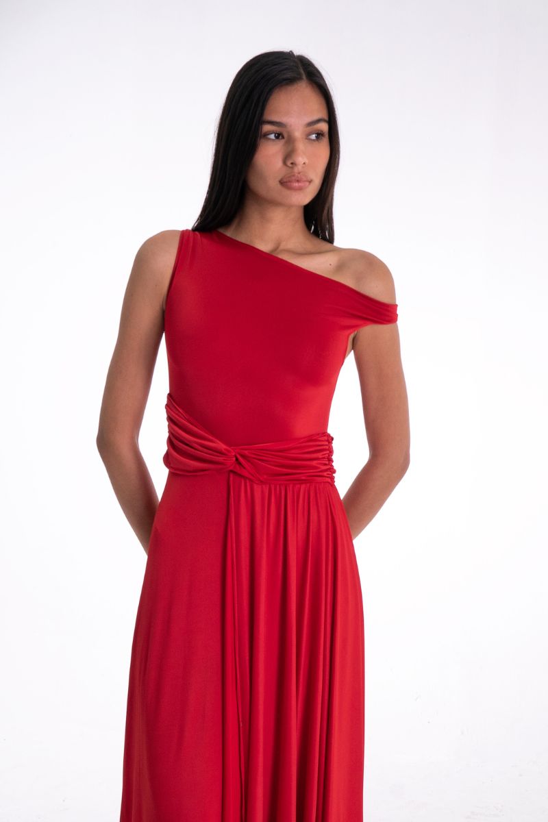 GENEVE RED DRESS - CULT MIA