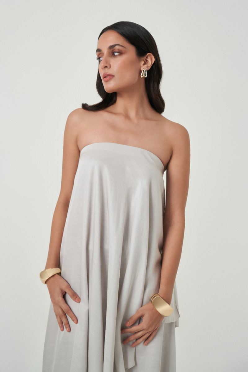 AMAL GRAY TOP - CULT MIA