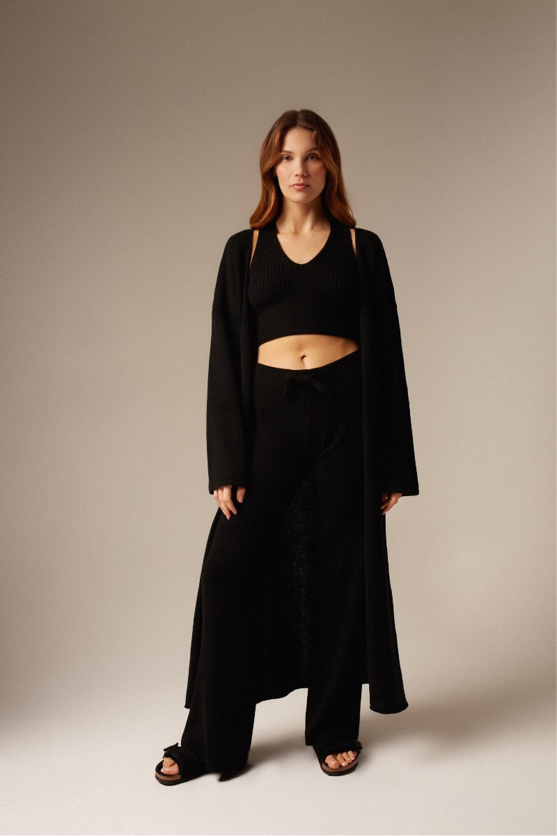 NINA CARDIGAN IN BLACK - CULT MIA