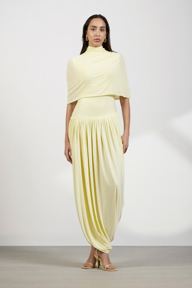 PENELOPE YELLOW MAXI DRESS - CULT MIA