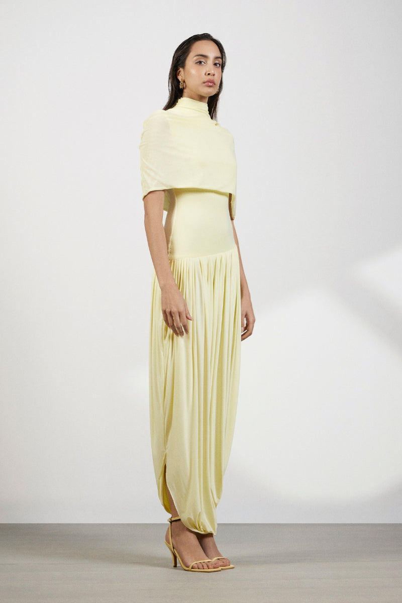 PENELOPE YELLOW MAXI DRESS - CULT MIA