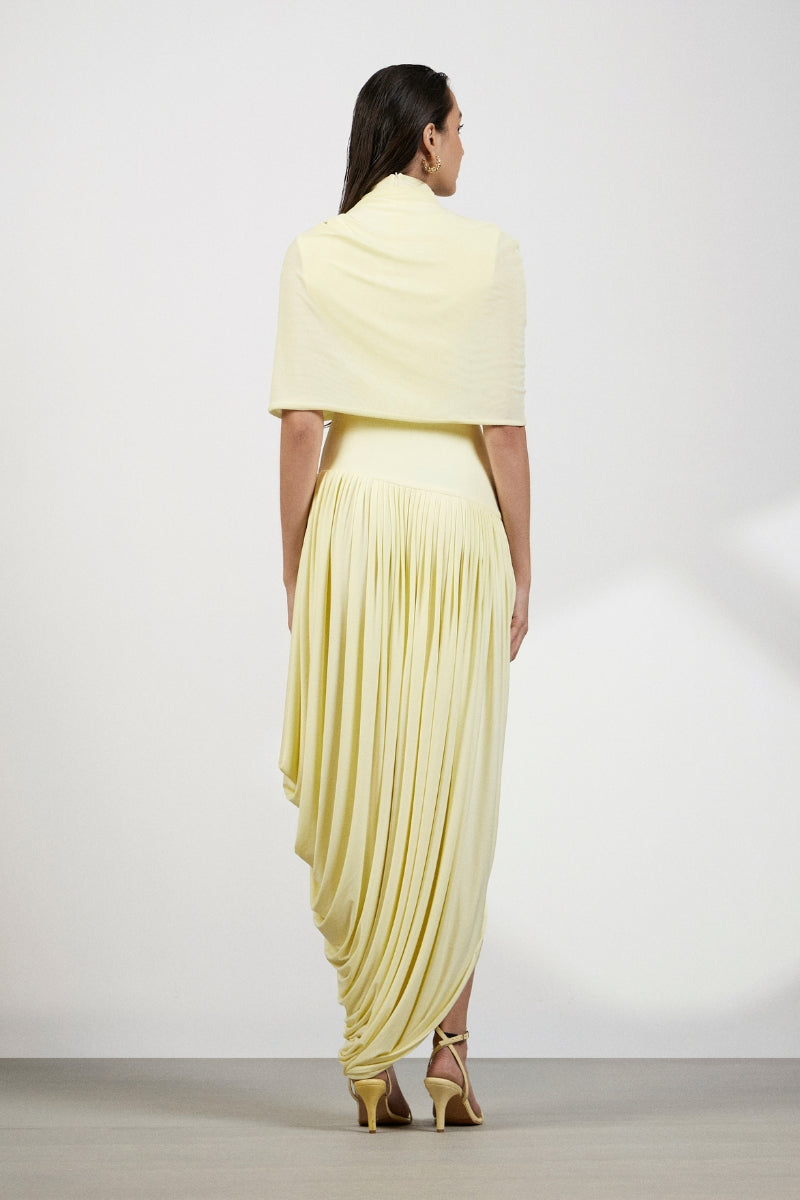 PENELOPE YELLOW MAXI DRESS - CULT MIA