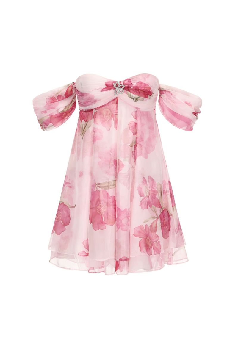 pink lily dresses Nana Jacqueline LILLY DRESS IN ROSE PINK PRINT