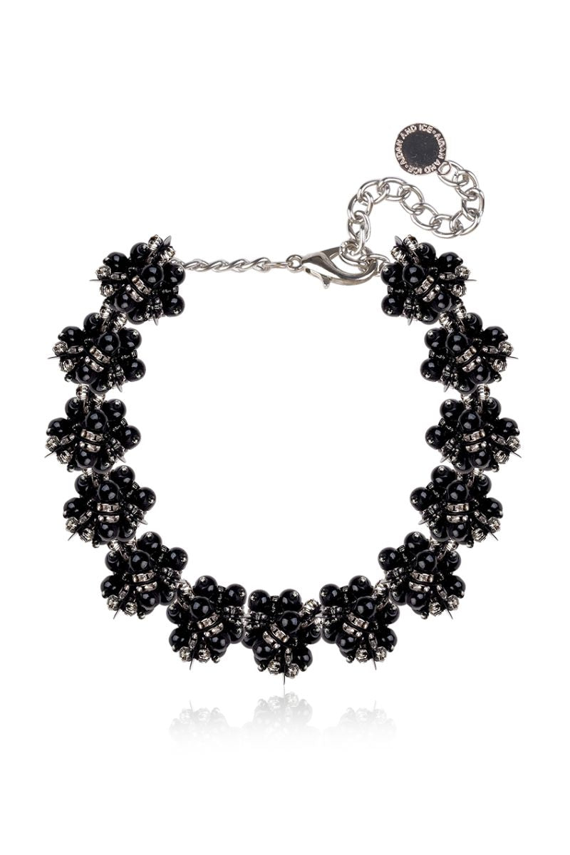 CLEORA BLACK NECKLACE - CULT MIA