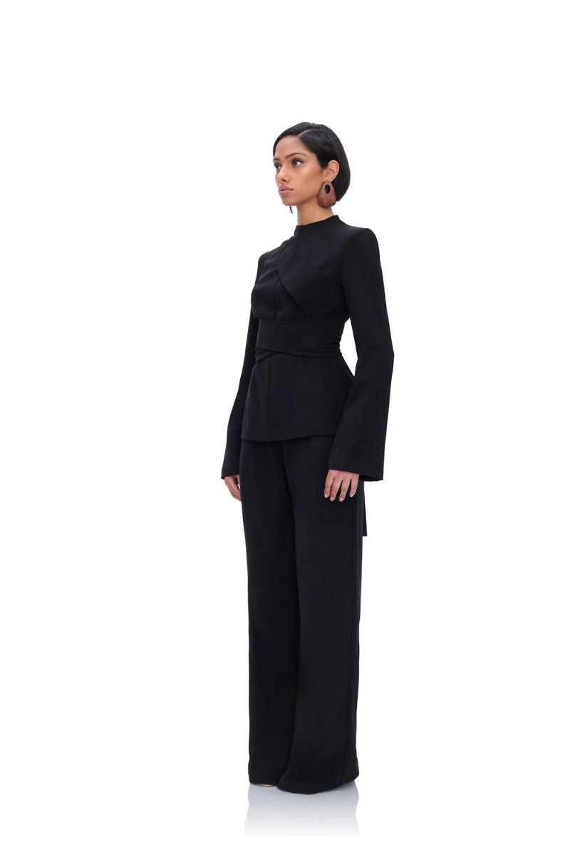 ATTA BOOTCUT PANTS IN ONYX - CULT MIA