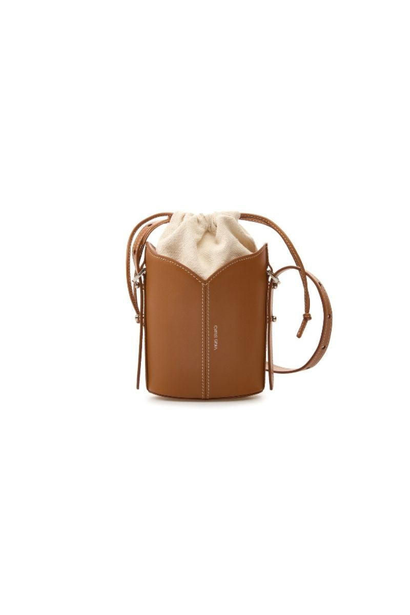BUCKET MINI BAG IN CARAMEL - CULT MIA