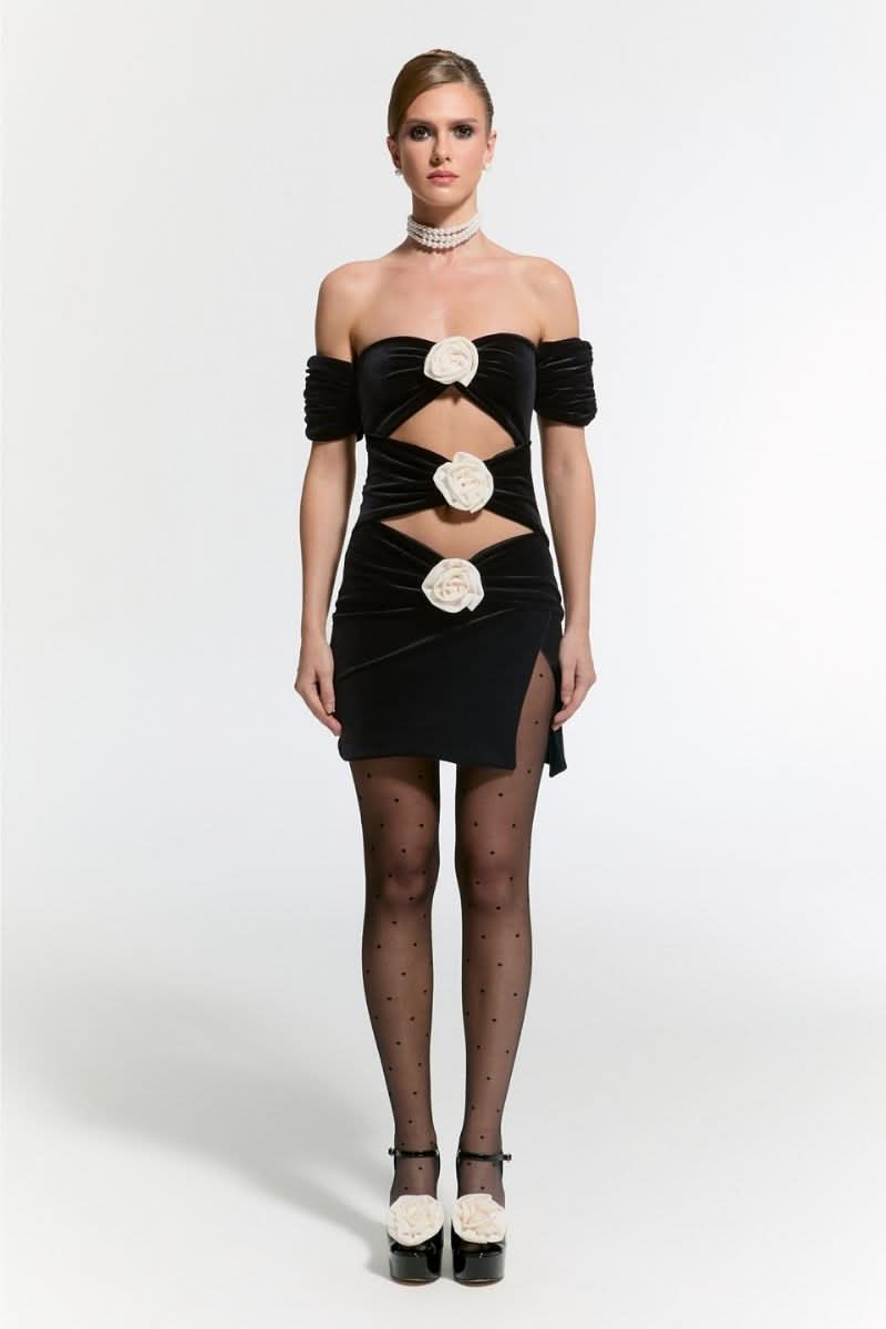 SR NUR KARAATA X CULT MIA CHANOUD MINI DRESS - CULT MIA