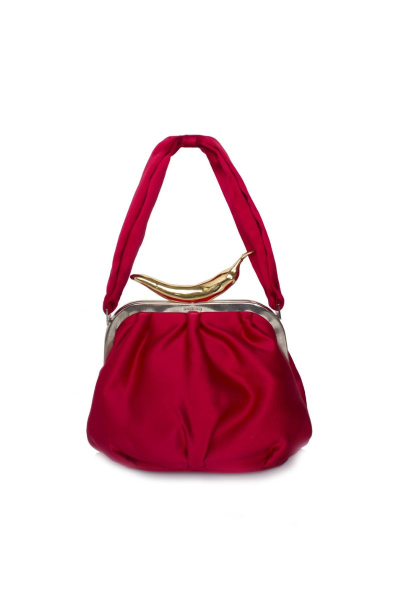 CHILI ON RED BELLA SHOULDER BAG - CULT MIA