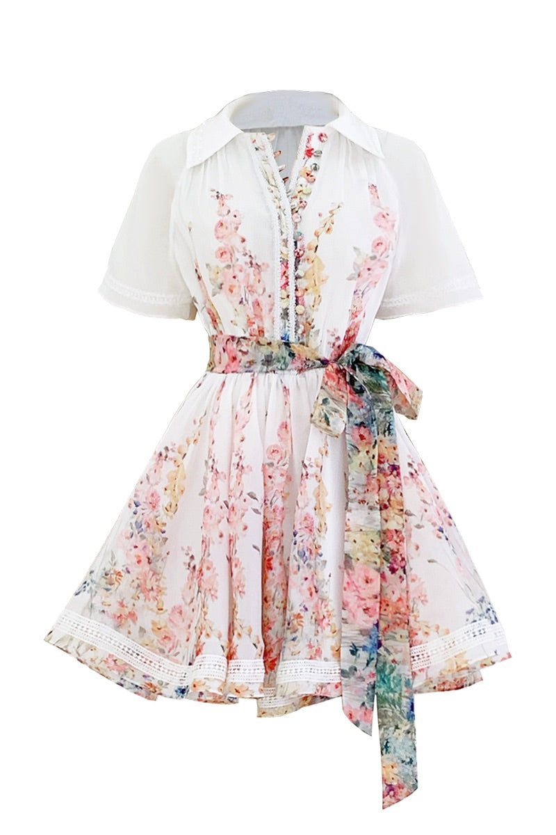 Do Long TROPICAL REVERIE MINI DRESS Do Long TROPICAL REVERIE MINI DRESS