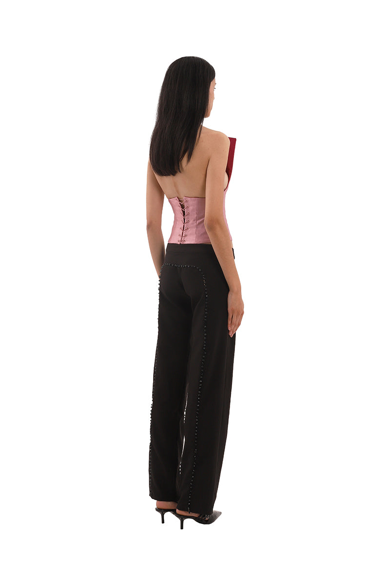PINK SQUARE CORSET - CULT MIA