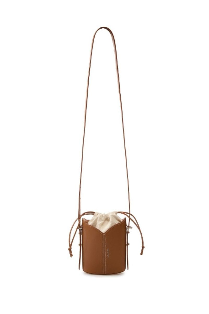 BUCKET MINI BAG IN CARAMEL - CULT MIA