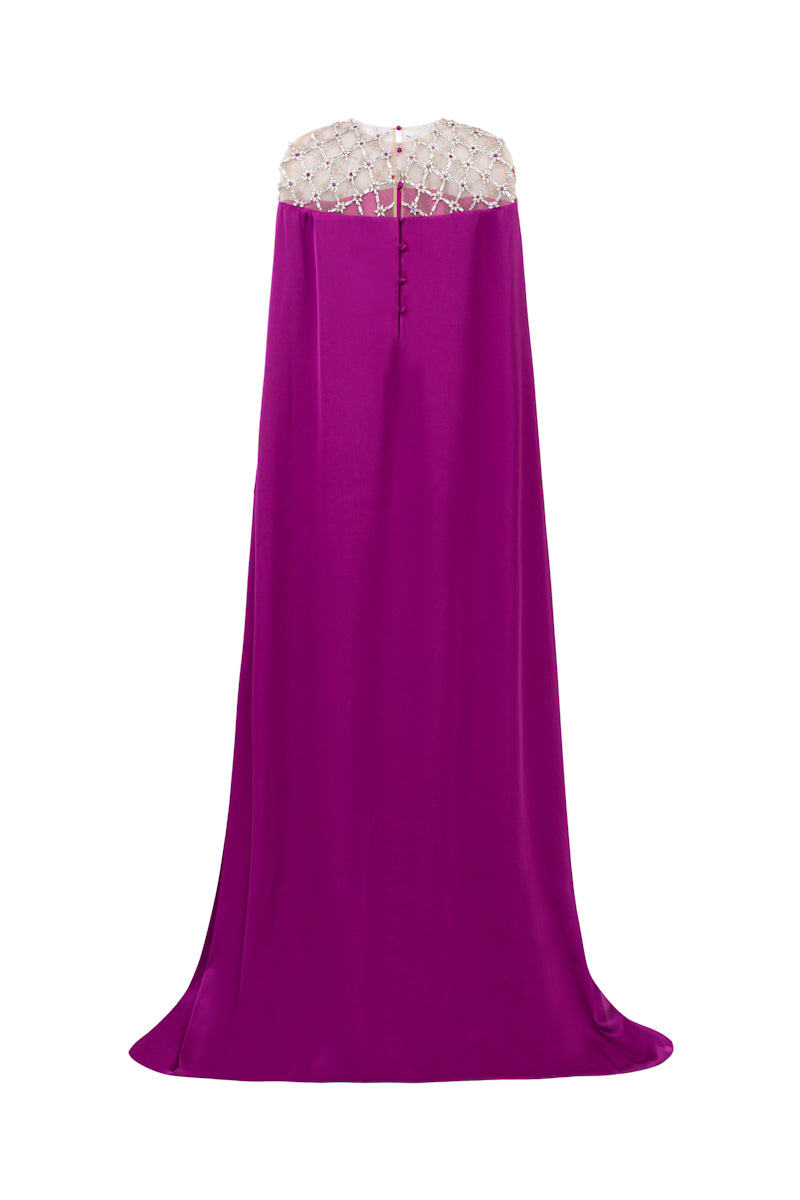 MELIORA SILK SATIN A-LINE GOWN - CULT MIA