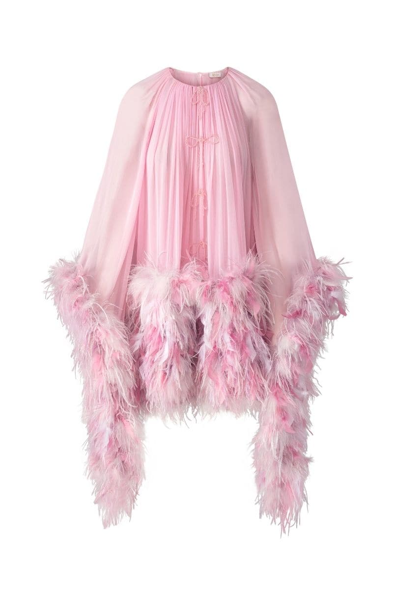 ANNIE CHIFFON FUNNEL MINI DRESS | 21Six | CULT MIA