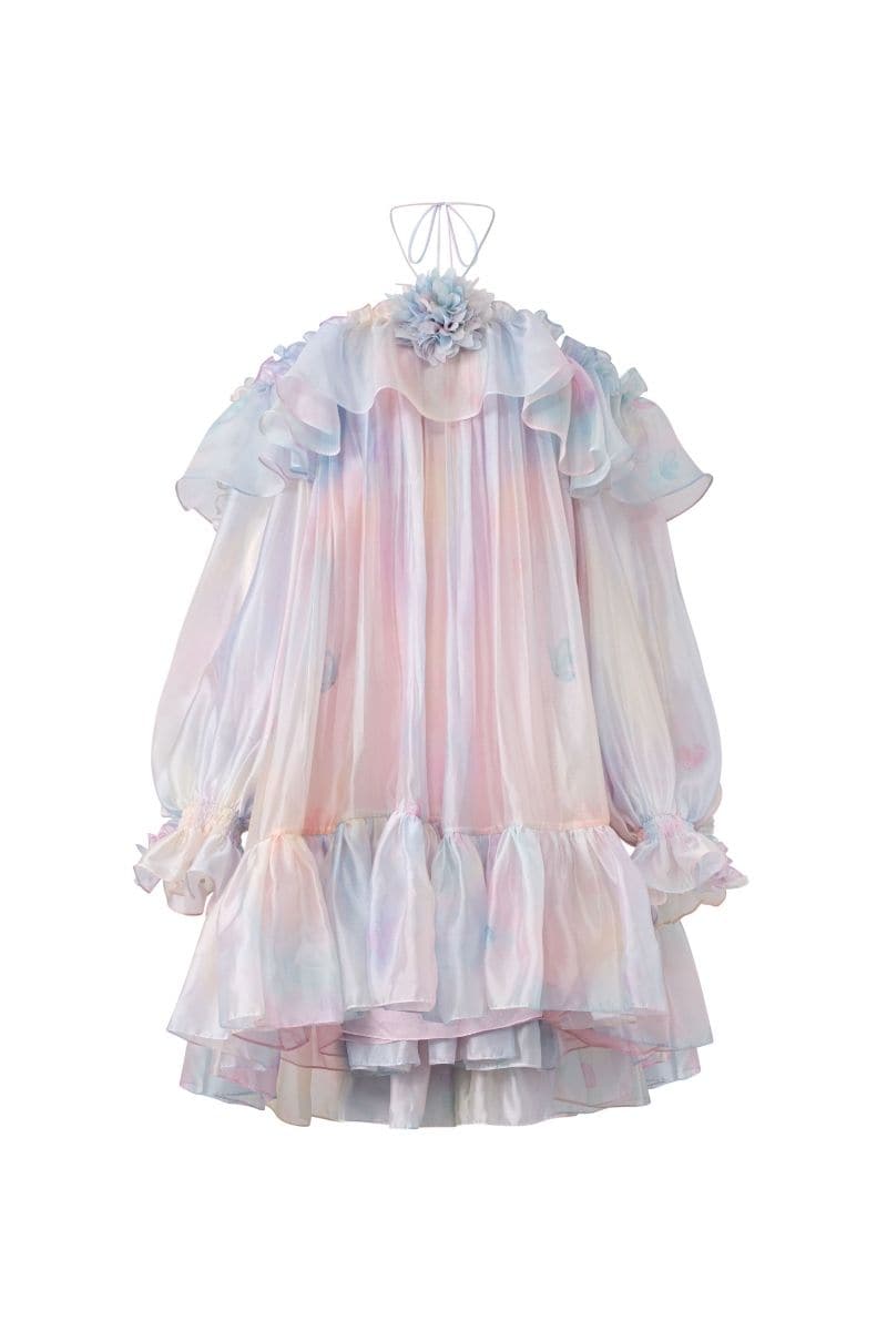 21Six RAINBOW SOPHIE SHINY SILK OFF SHOULDER MINI DRESS | Cult Mia 21Six RAINBOW SOPHIE SHINY SILK OFF SHOULDER MINI DRESS | Cult Mia