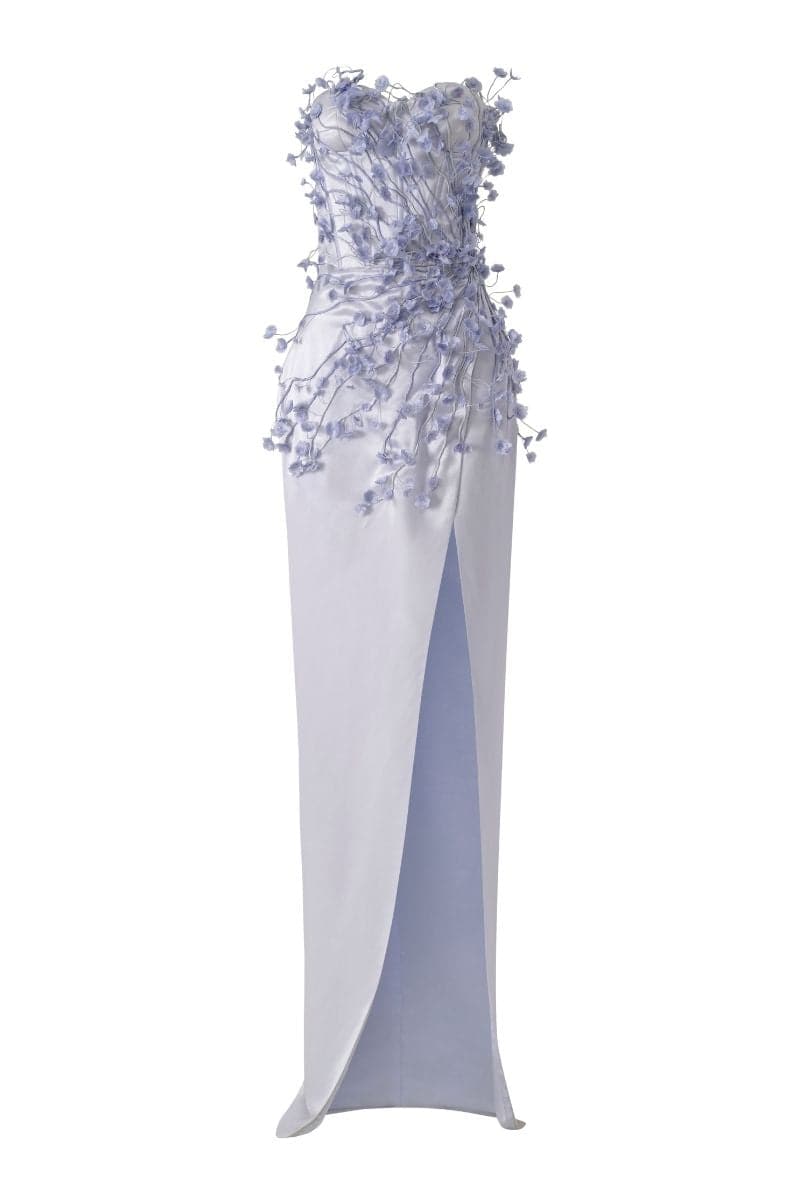VERI PERI CONNIE SILK SATIN FLOWERS MAXI DRESS | CULT MIA | 21Six VERI PERI CONNIE SILK SATIN FLOWERS MAXI DRESS | CULT MIA | 21Six