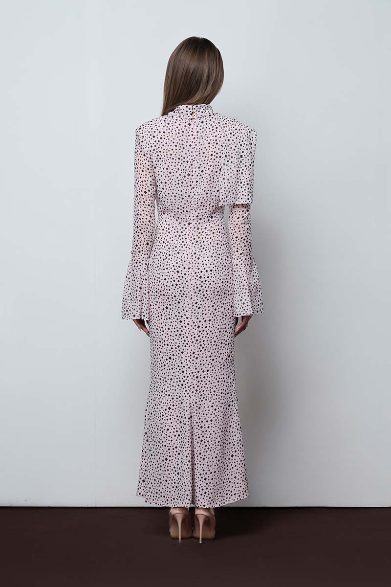 PIXELATED LOVE MIDI DRESS - CULT MIA