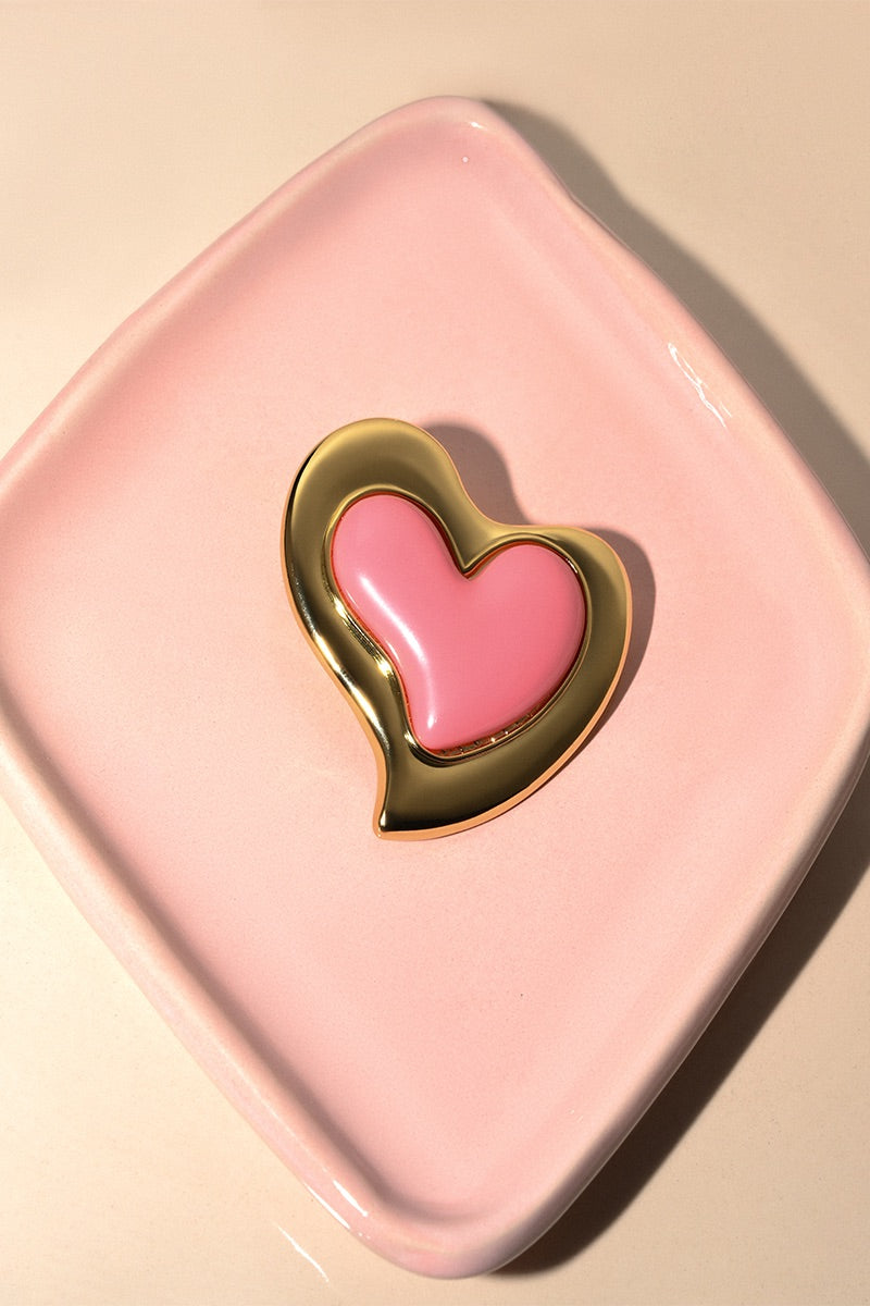 HEARTFELT PINK EARRINGS - CULT MIA