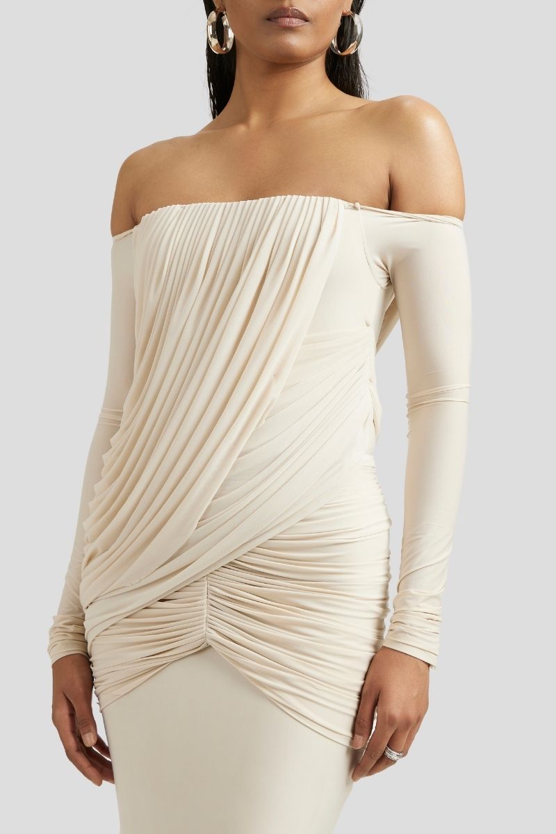 JANE MAXI DRESS IN IVORY - CULT MIA
