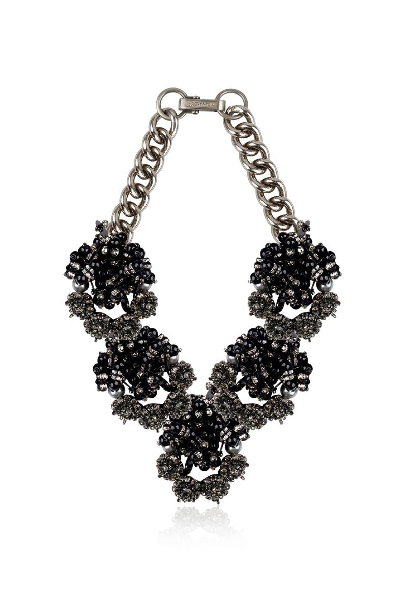 MADELINE BLACK NECKLACE - CULT MIA