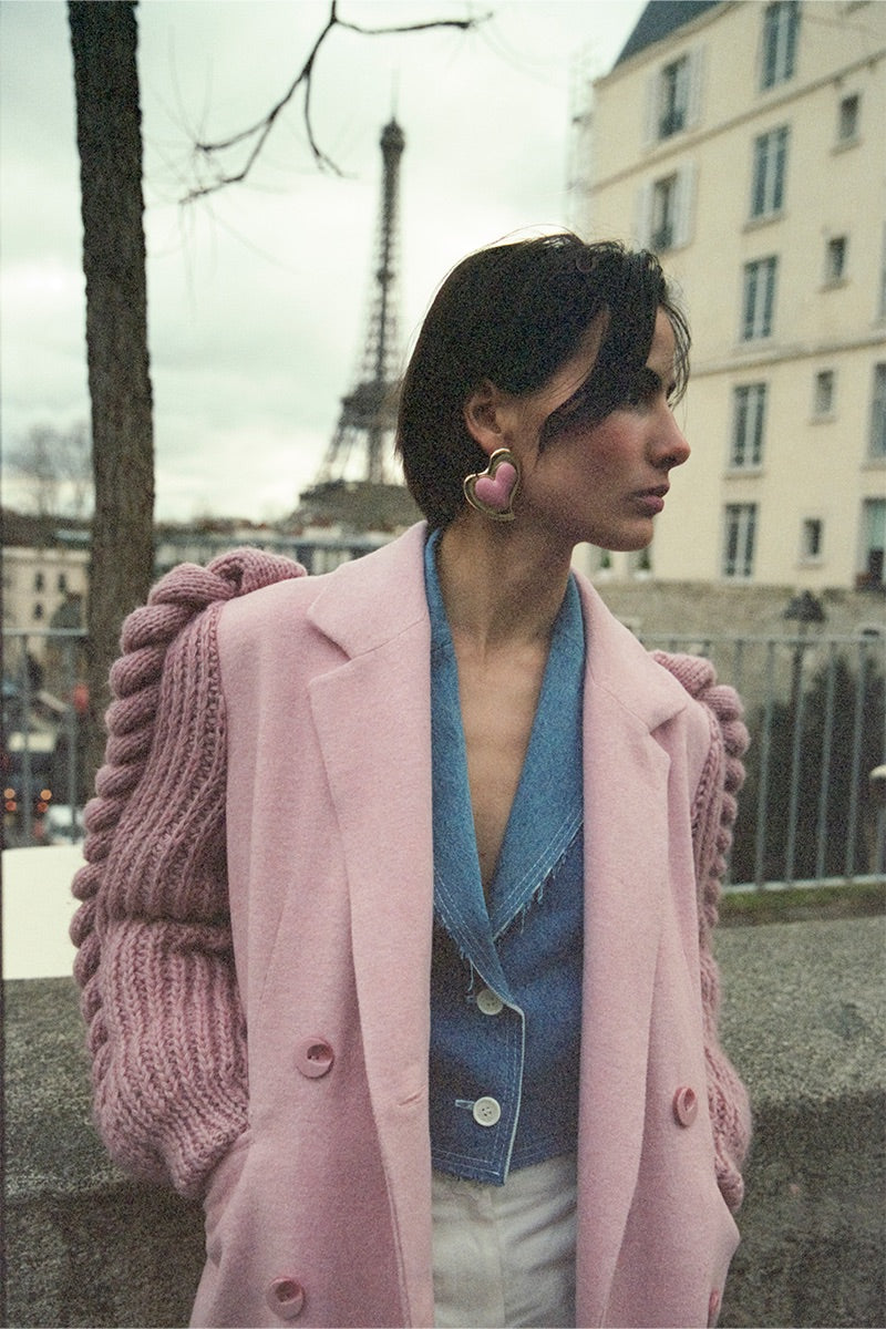 HEARTFELT PINK EARRINGS - CULT MIA