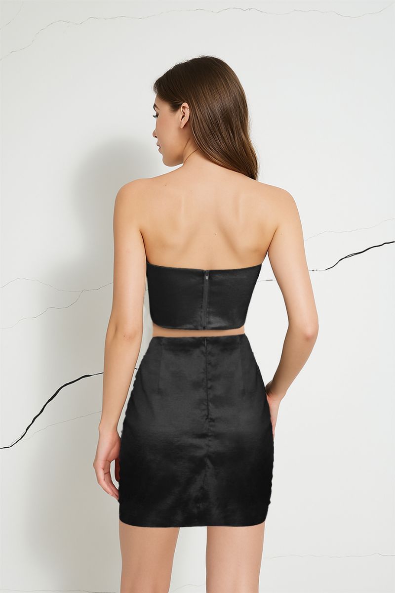 LIESEL TOP IN BLACK - CULT MIA