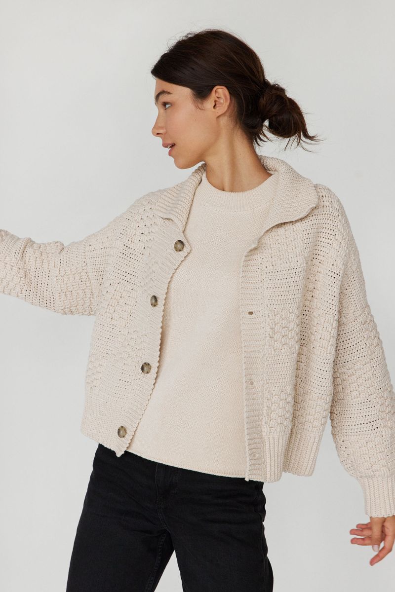 PRIETEMA JACKET IN OAT MILK - CULT MIA