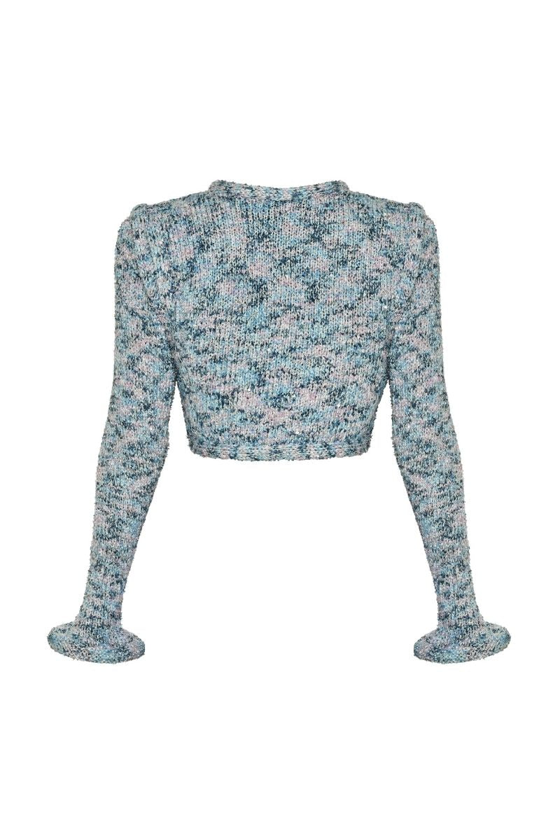 SIRENA CARDIGAN IN BLUE - CULT MIA