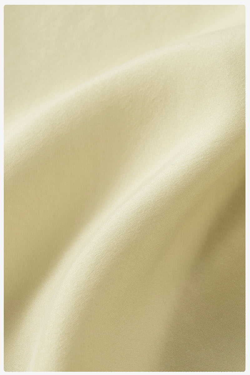HOLIDAY IN ARLES SILK DRESS IN YELLOW - CULT MIA