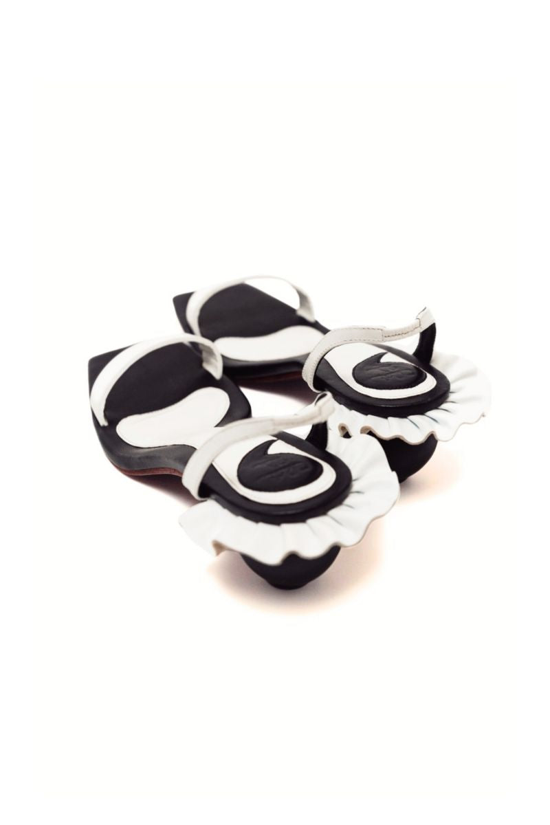 PENNY TWO-TONE SANDALS - CULT MIA