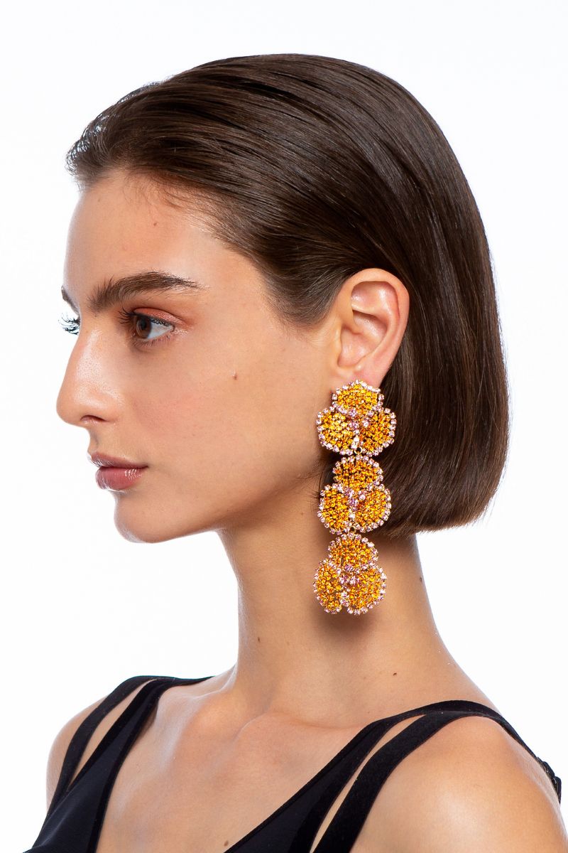 CAMELIA FLOWER EARRINGS - CULT MIA