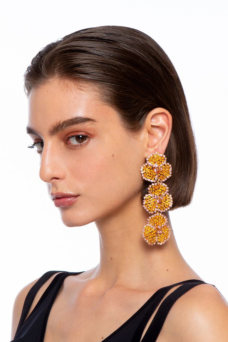 CAMELIA FLOWER EARRINGS - CULT MIA