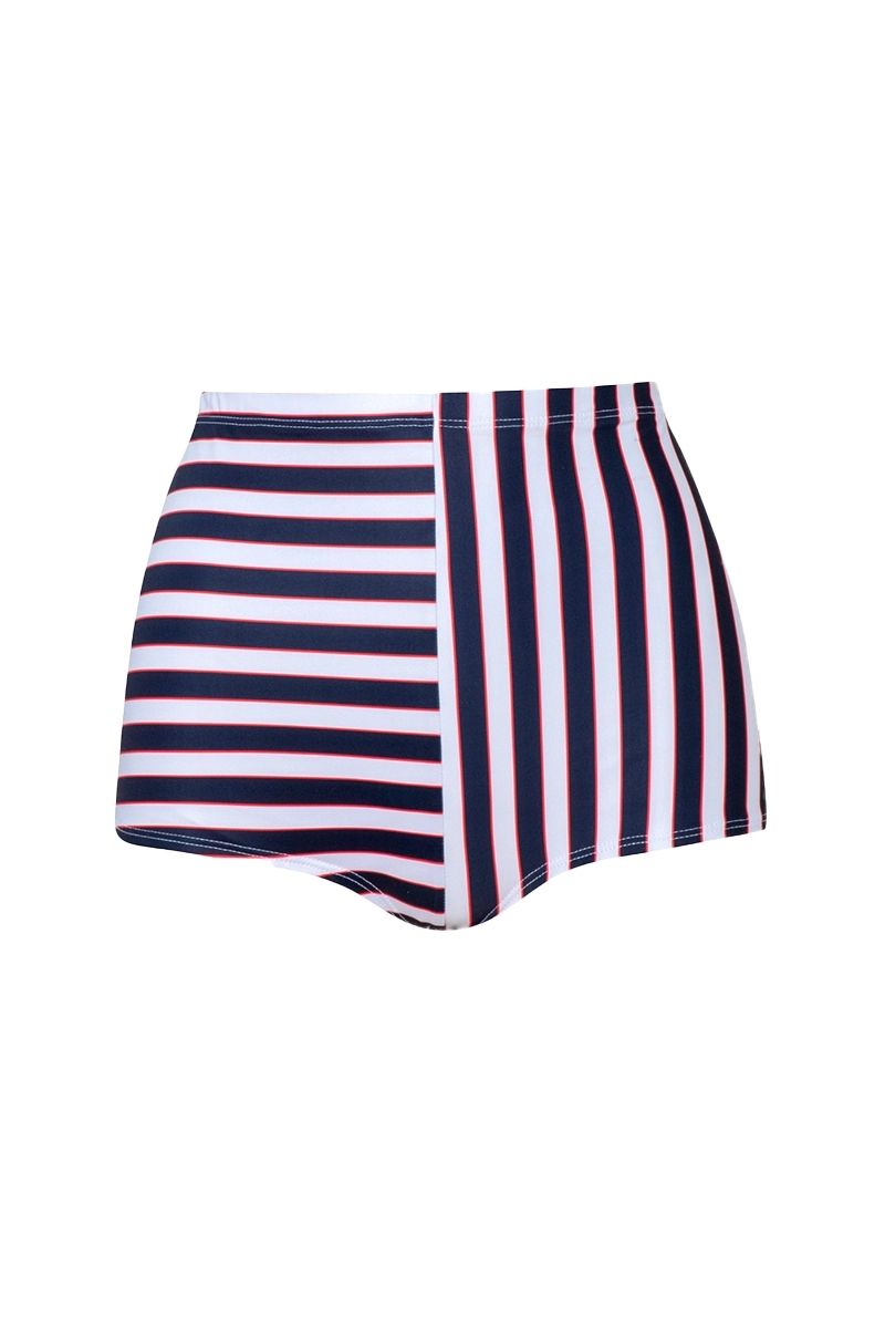 MARSELLA TOP AND JANE BOTTOM BIKINI IN FRENCH STRIPES - CULT MIA