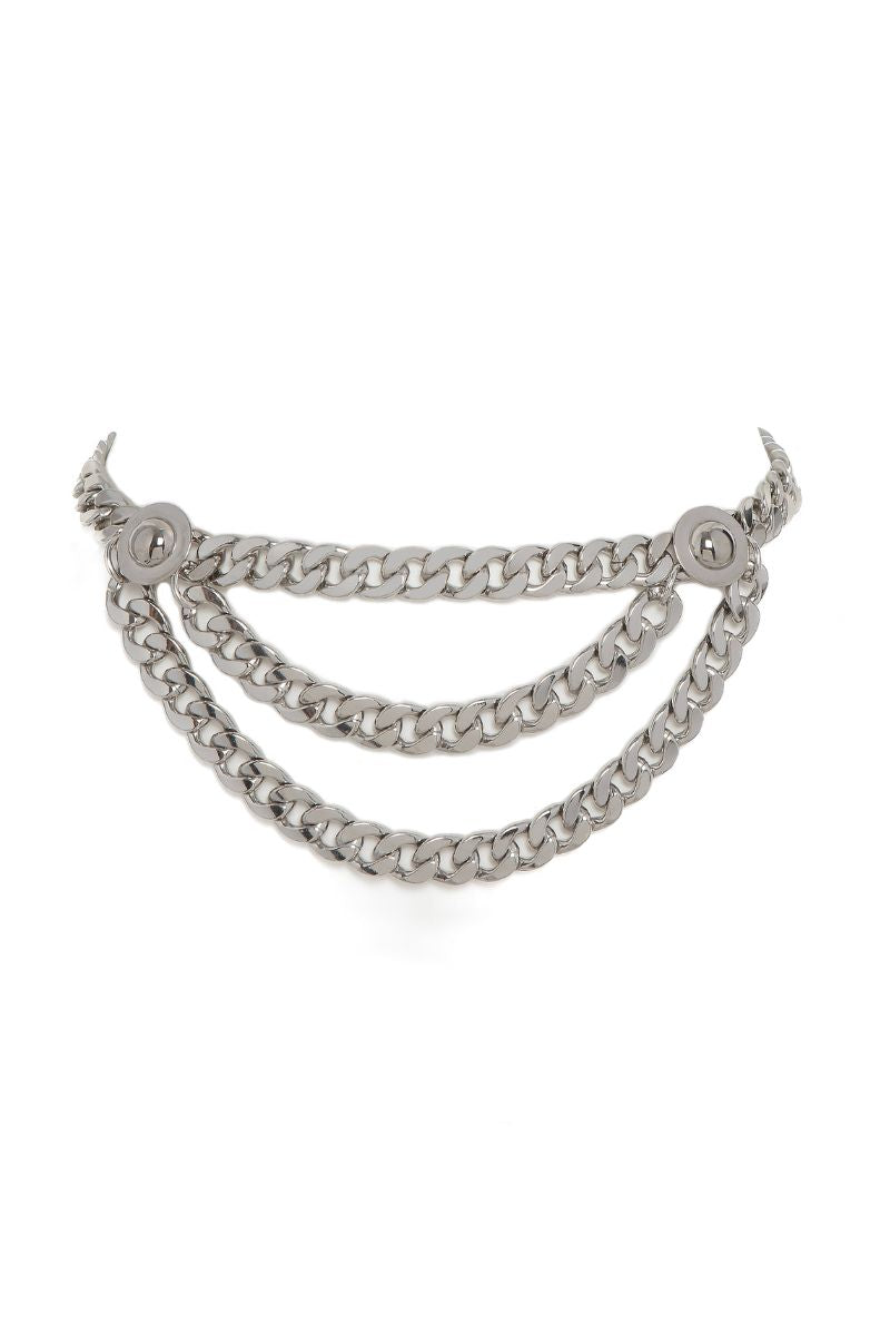 DONATELLA DOUBLE CHAIN BELT - CULT MIA