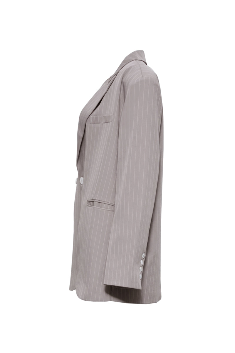 DAWN GRAY OVERSIZED BLAZER - CULT MIA