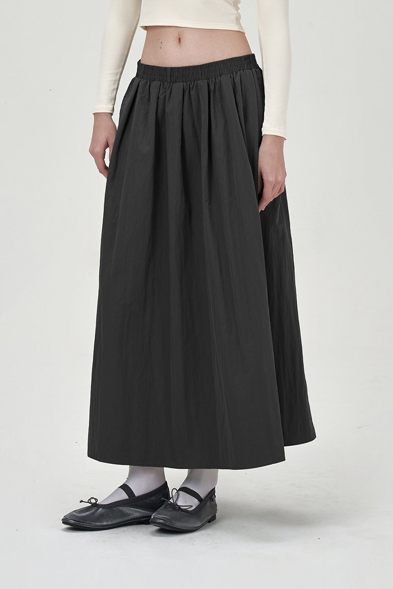 ULSA BLACK MIDI SKIRT - CULT MIA
