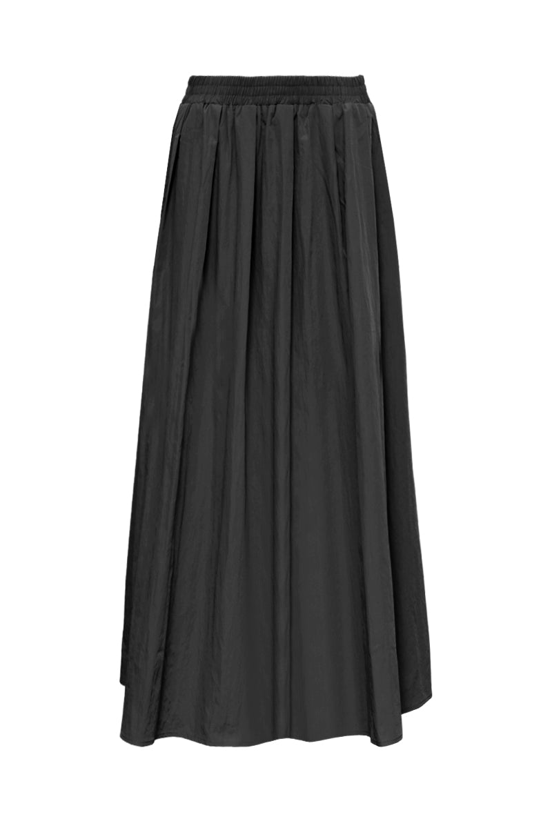 ULSA BLACK MIDI SKIRT - CULT MIA