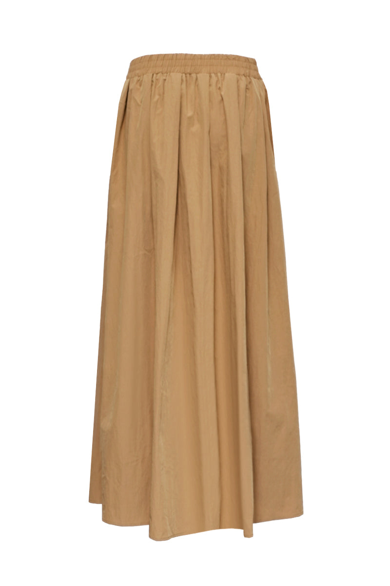 ULSA BROWN MIDI SKIRT - CULT MIA