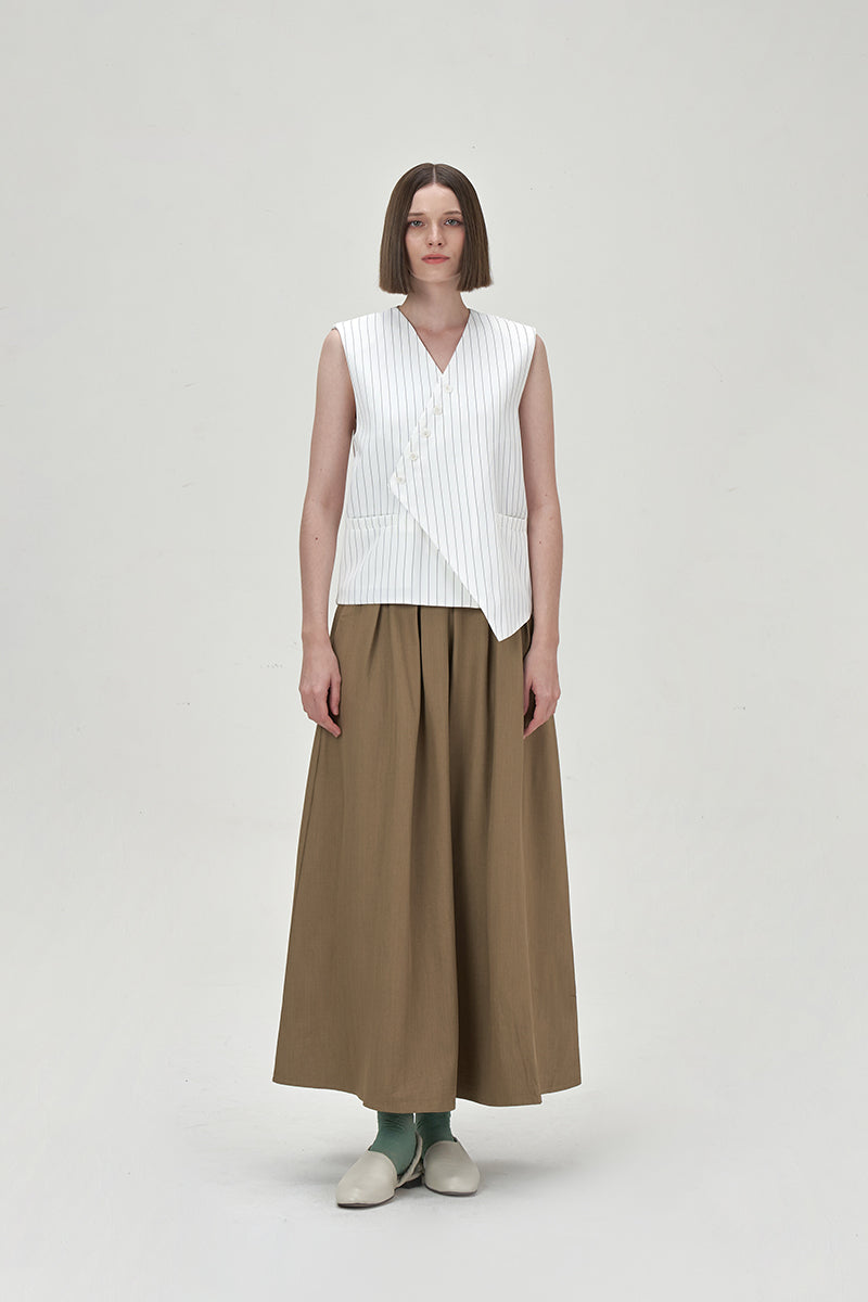 VIVIEN TAILORED WHITE WAISTCOAT - CULT MIA