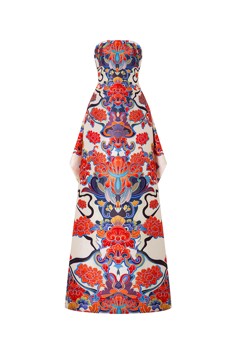 mosaic dress design Long Dress Mara