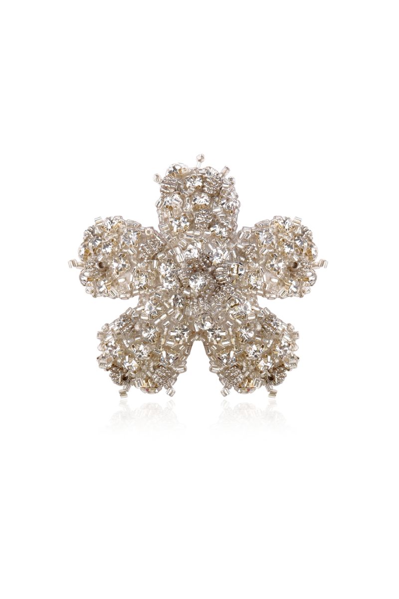 ELLIE SISTER WHITE BROOCH - CULT MIA