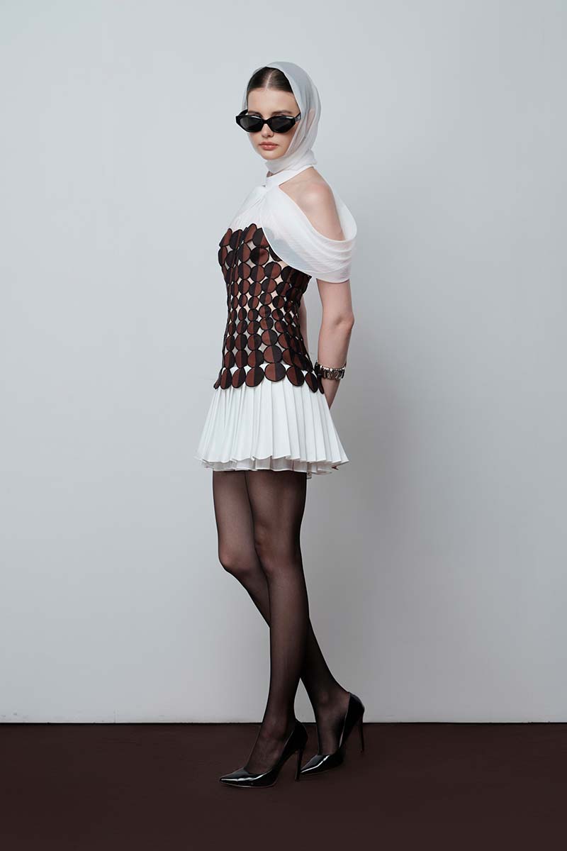 MOONLIT VEIL MINI DRESS - CULT MIA